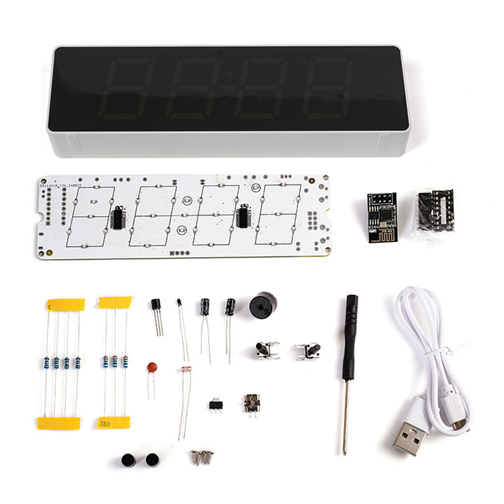 Esp8266 - Kit de reloj electrónico inteligente, piezas