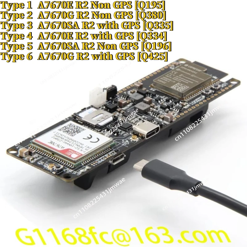 Esp32 Development Board - Módulo SIM T-A7670G/E/SA R2 ESP32 4G