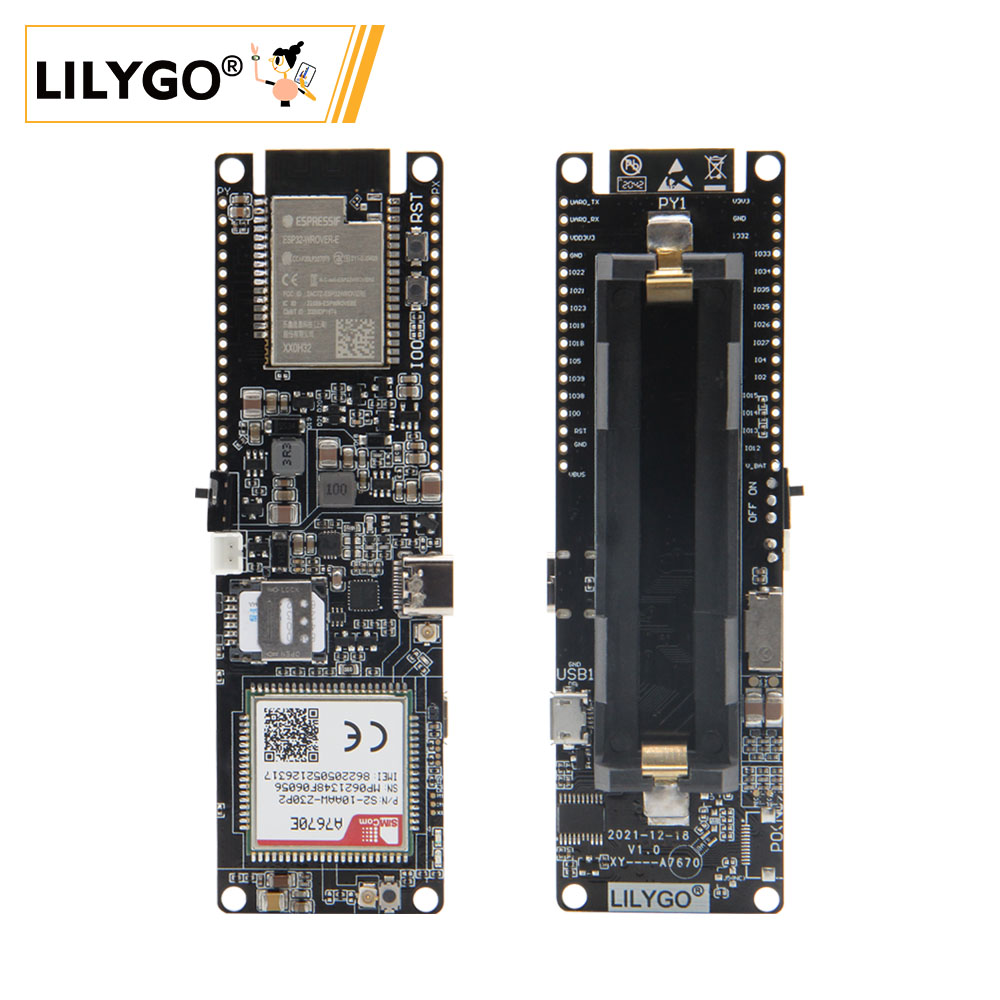LILYGO® TTGO T-A7670G/E/SA R2  - Esp32 Wifi Bluetooth Module reseña y precio