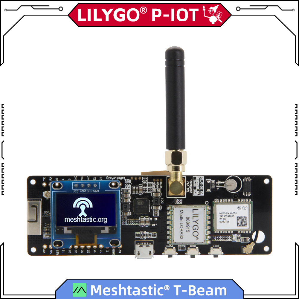 LILYGO® TTGO Meshtastic T-Beam - Espressif Esp32 reseña y precio