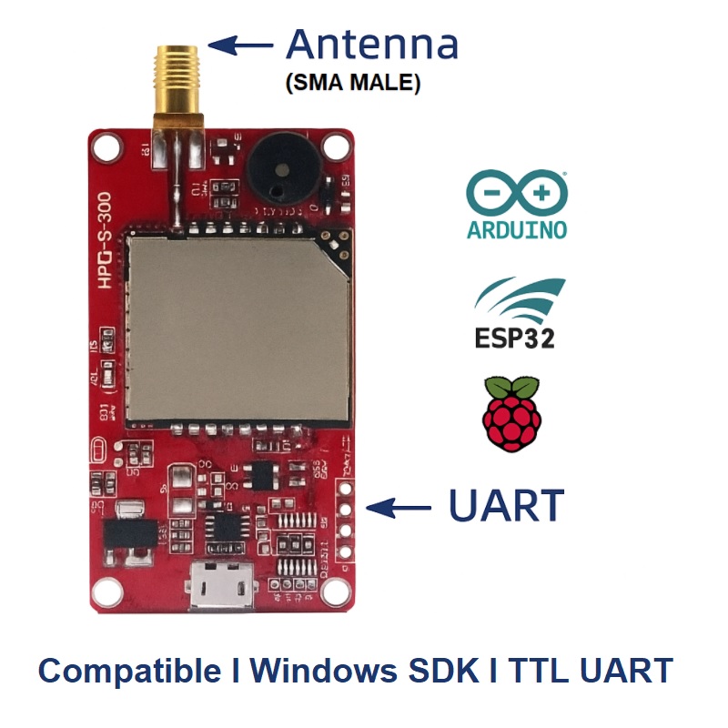 Módulo lector RFID UHF R300 pa - Esp32 Uart Module reseña y precio